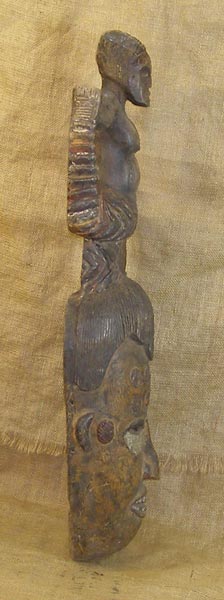 African Igbo mask Right Side