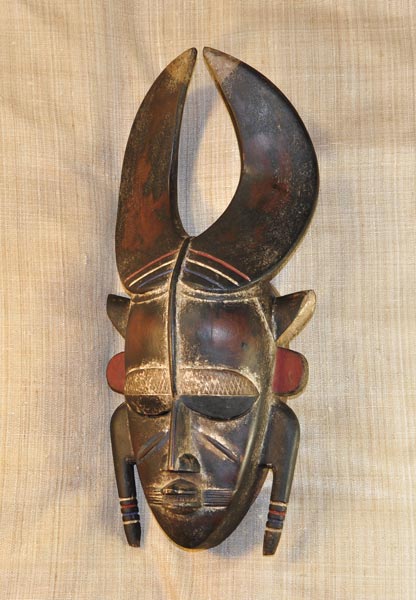 African Jimini Mask 11 Left Angle