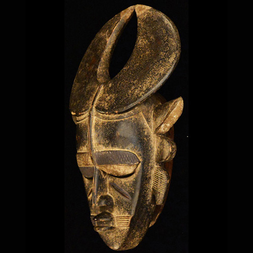 African Jimini Mask 12 Left Angle