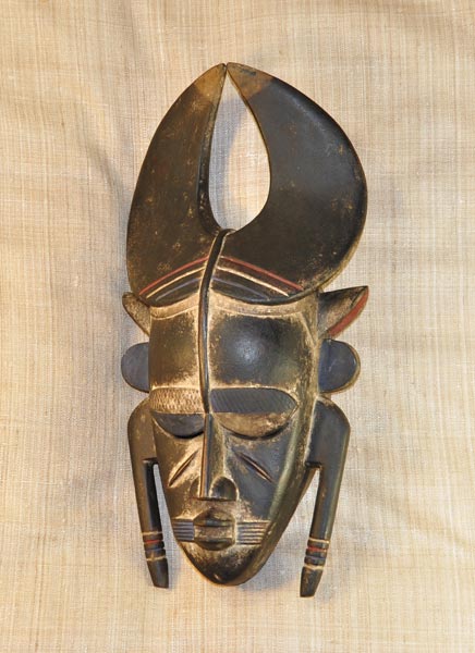 African Jimini Mask 13 Left Angle