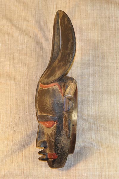 African Jimini Mask 15 Left Side