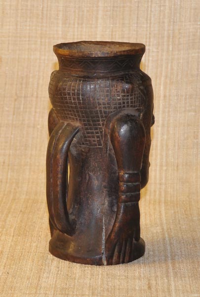 African Traditional art from the Kuba Tribe - African Cup