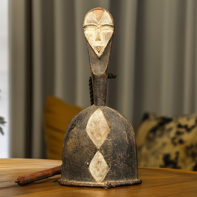 African Kwele dancing bell 54