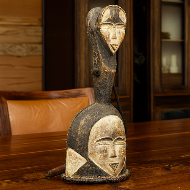 African Kwele dancing bell 54