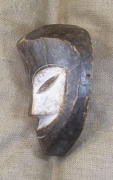 Kwele Mask 14 Left Side