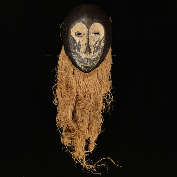 African Lega mask with beard