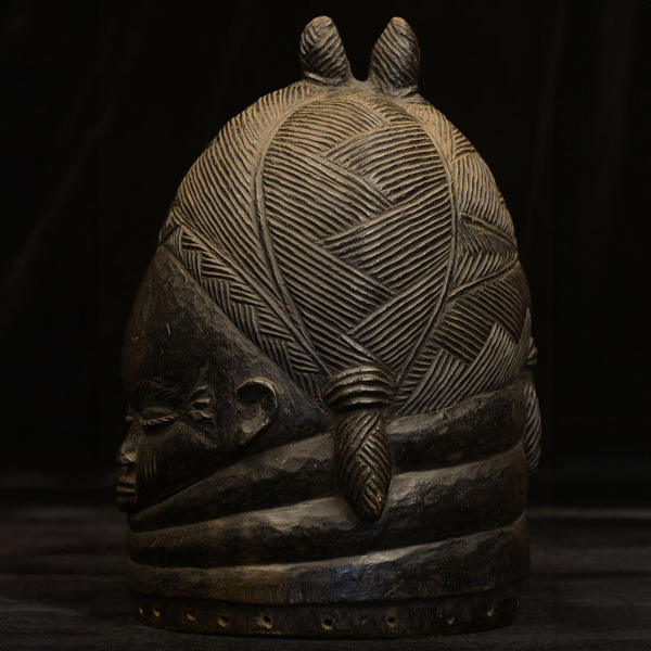 African Mende Helmet 4, Left