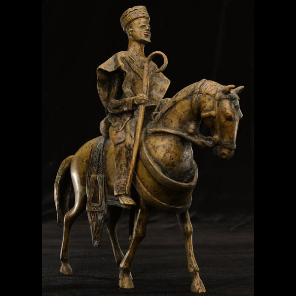 Mossi Bronze Mounted Nobleman 5