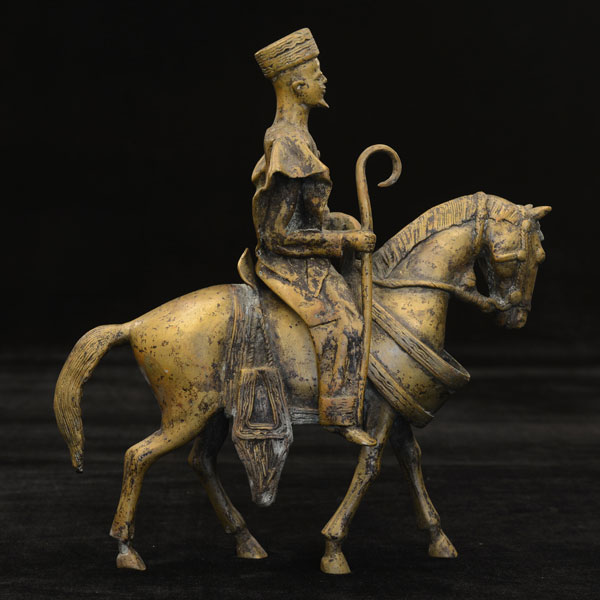 Mossi Bronze Mounted Nobleman