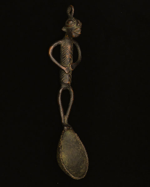 African Namji Bronze Spoon 7