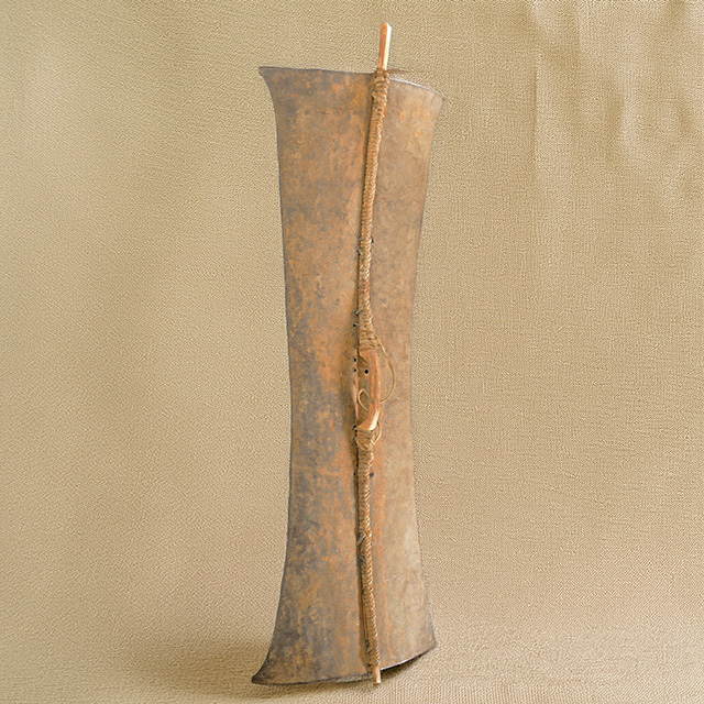 Pokot Shield 4 Left Angle - Click for a more detailed view of this African Shield. Pokot Shield 4 Left Angle
