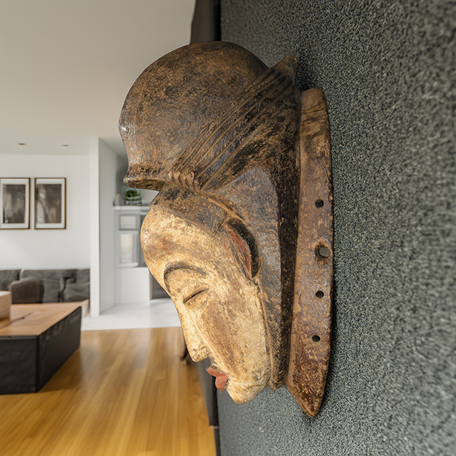 Punu mask 46 - Click to see more. African Punu mask 46 left side