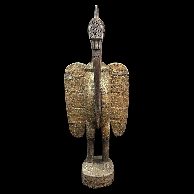 African Senufo hornbill statue