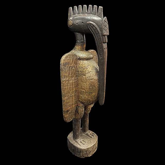 African Senufo hornbill statue 