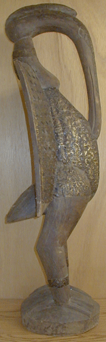Senufo Hornbill Statue Left