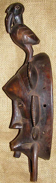 Senufo Mask 1 Left Angle