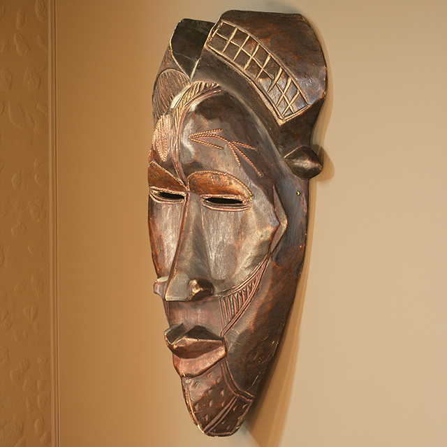 African Tikar mask 46 Left Angle
