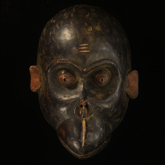 African yombe monkey Mask