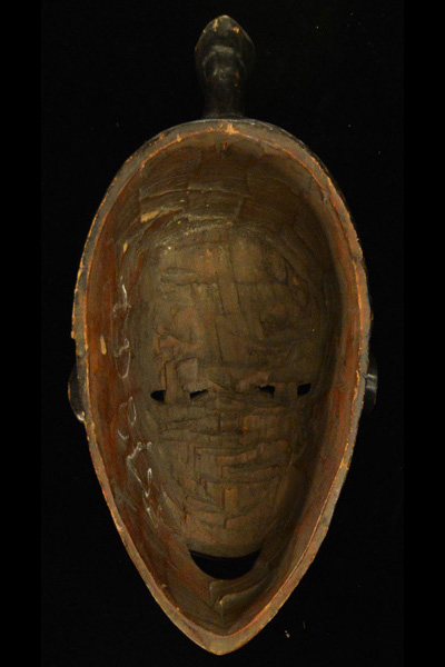 African Yoruba Mask 31, Back