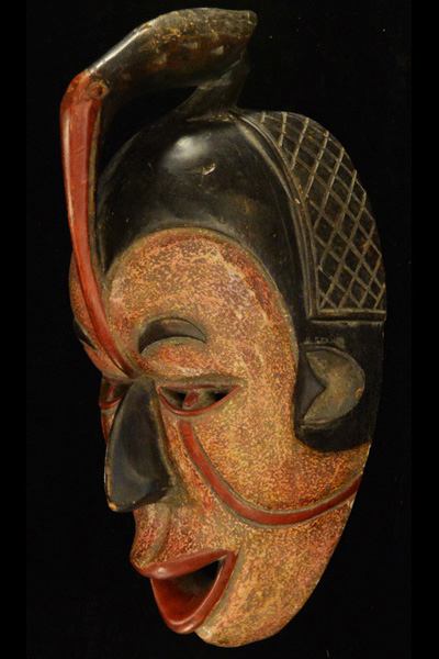 African Yoruba Mask 31, Left Angle