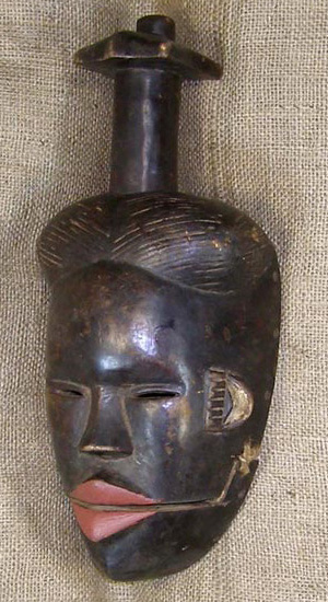 Yoruba Mask 16 Left Angle