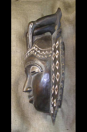 African Traditional art from the Yoruba Tribe - African Mask