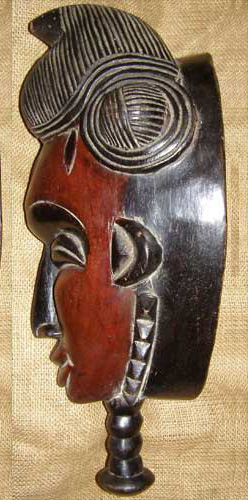 Yoruba Mask Left Angle
